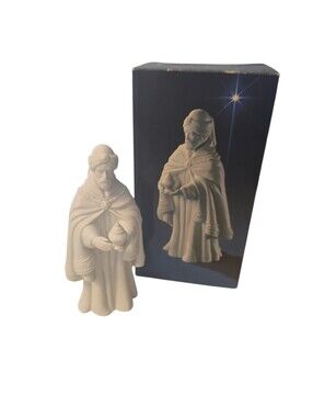 Vintage 1982 Avon The Magi Balthasar White Porcelain Nativity Figurine READ